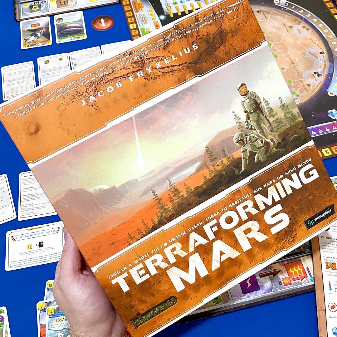 Terraforming Mars o jogo de Dados Meeple BR