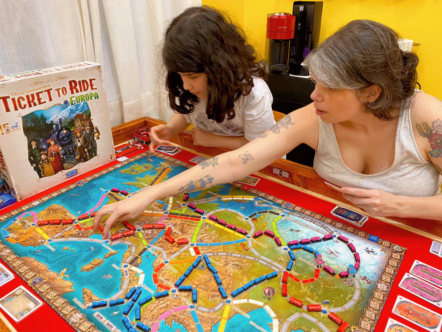 Jogo de tabuleiro Ticket to Ride