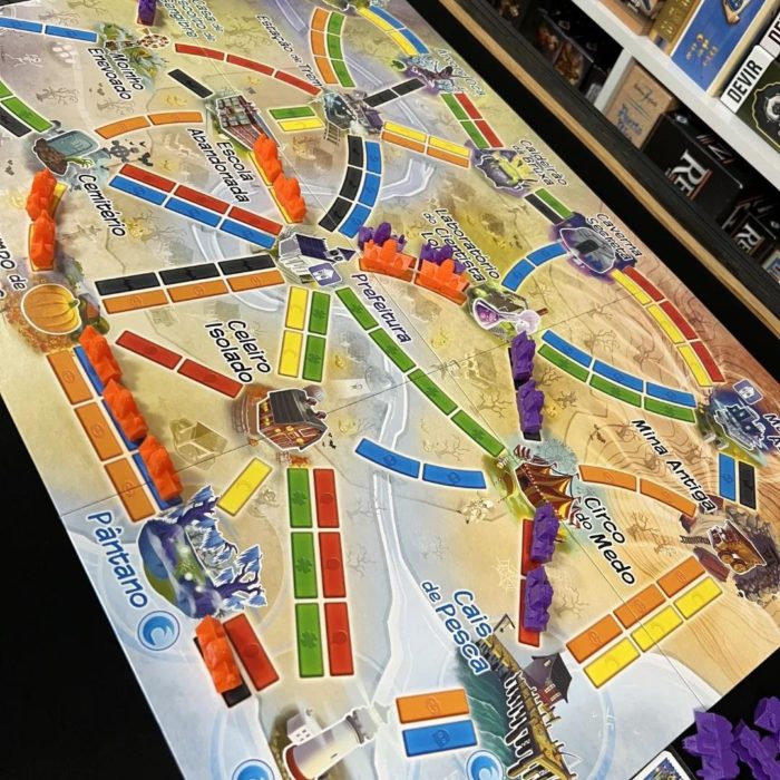 Biglietto per Ride Fantasma City - Gioco da tavolo - Un'edizione per i giovani ticket to Ride Fans! - 6+ - 2-4 giocatori - IT